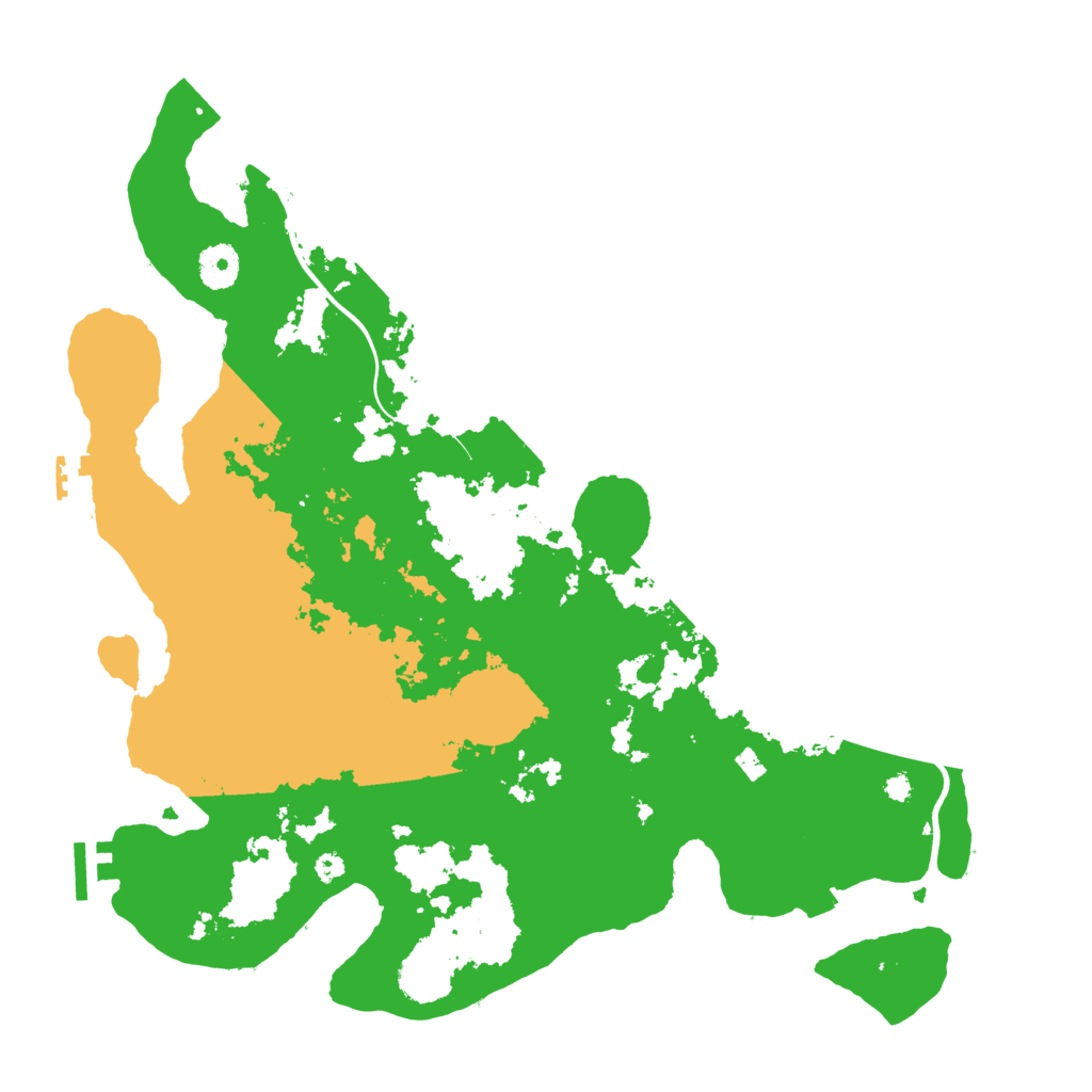 Biome Rust Map: Procedural Map, Size: 3800, Seed: 115588