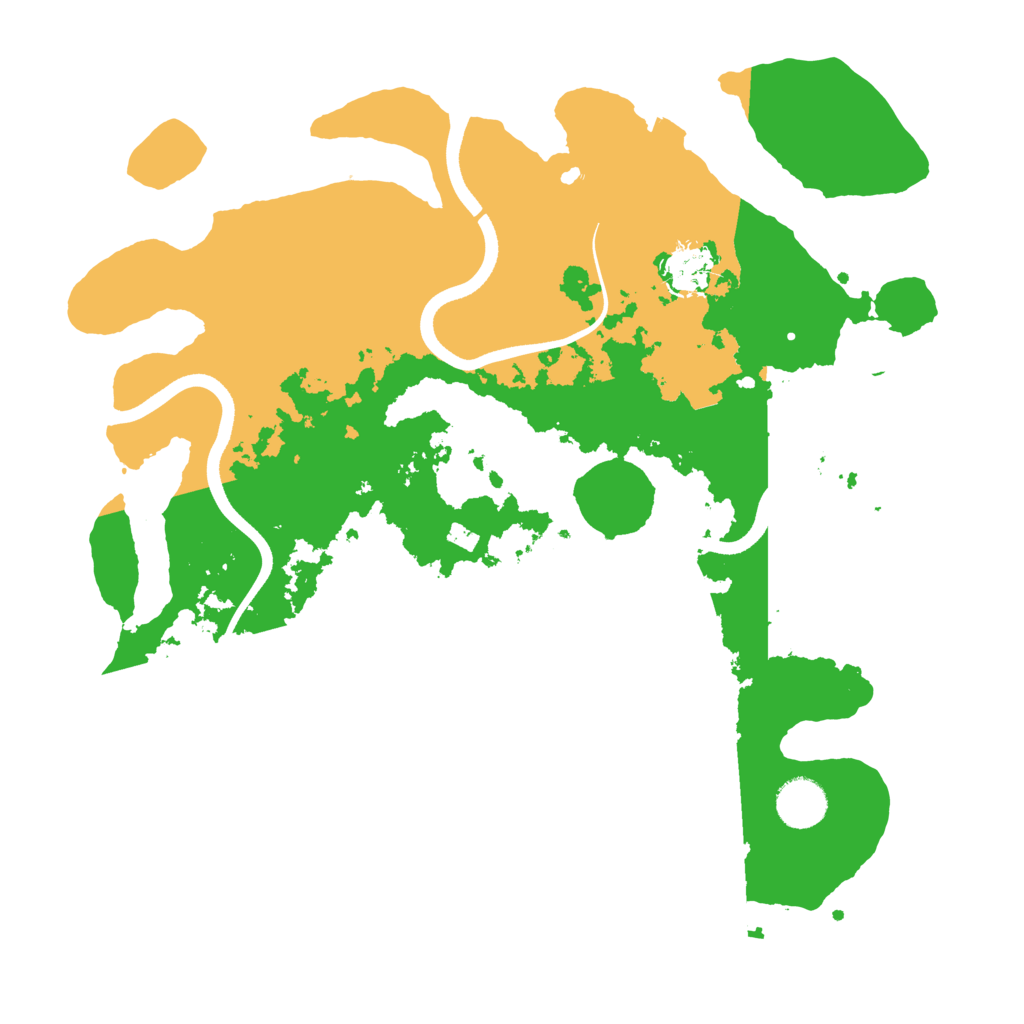 Biome Rust Map: Procedural Map, Size: 3600, Seed: 1702061681