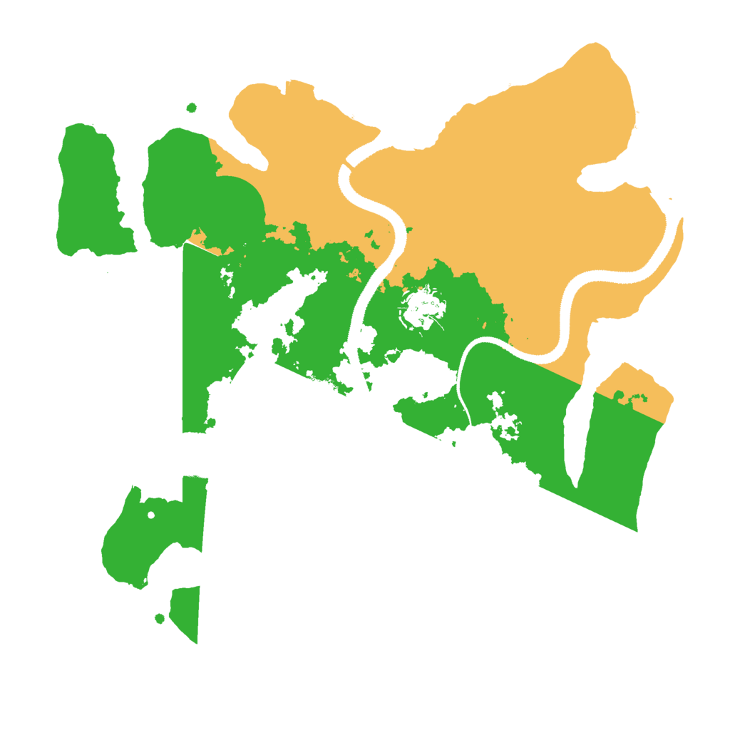 Biome Rust Map: Procedural Map, Size: 3000, Seed: 85325