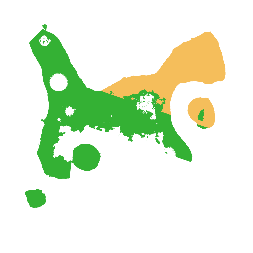 Biome Rust Map: Procedural Map, Size: 2500, Seed: 15061812