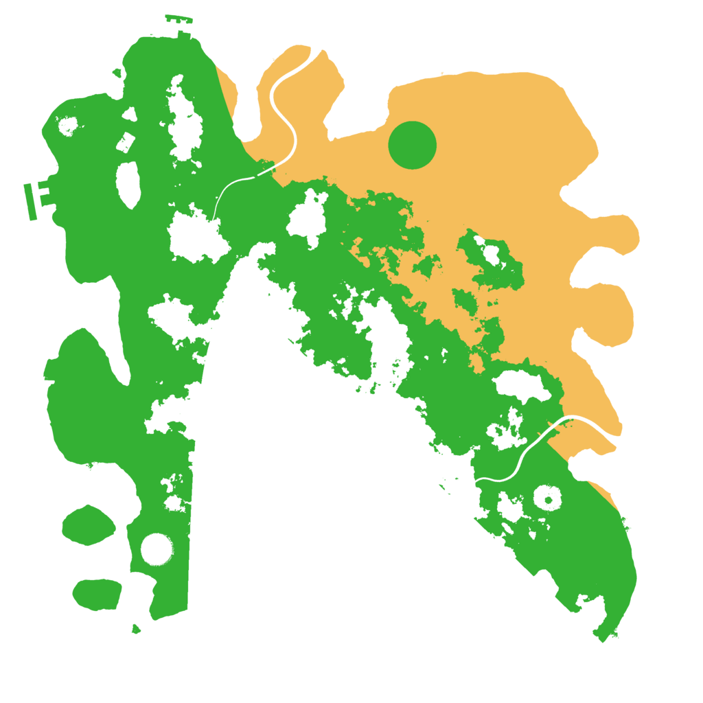 Biome Rust Map: Procedural Map, Size: 3850, Seed: 386172483