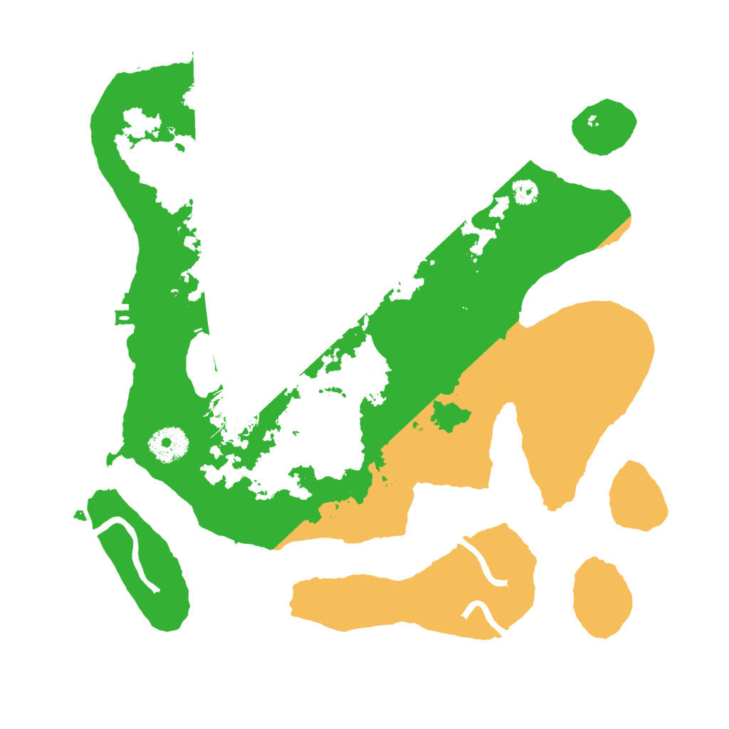 Biome Rust Map: Procedural Map, Size: 3000, Seed: 77329604