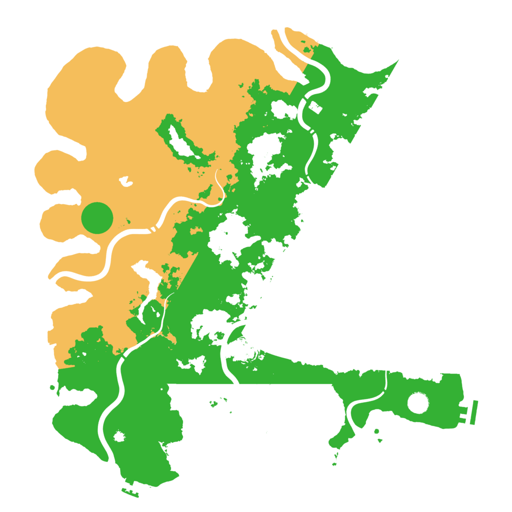 Biome Rust Map: Procedural Map, Size: 4250, Seed: 6698
