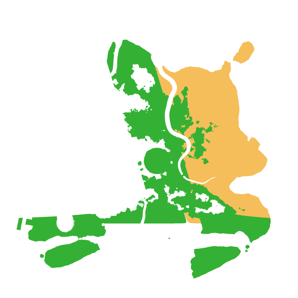 Biome Rust Map: Procedural Map, Size: 3000, Seed: 13371488