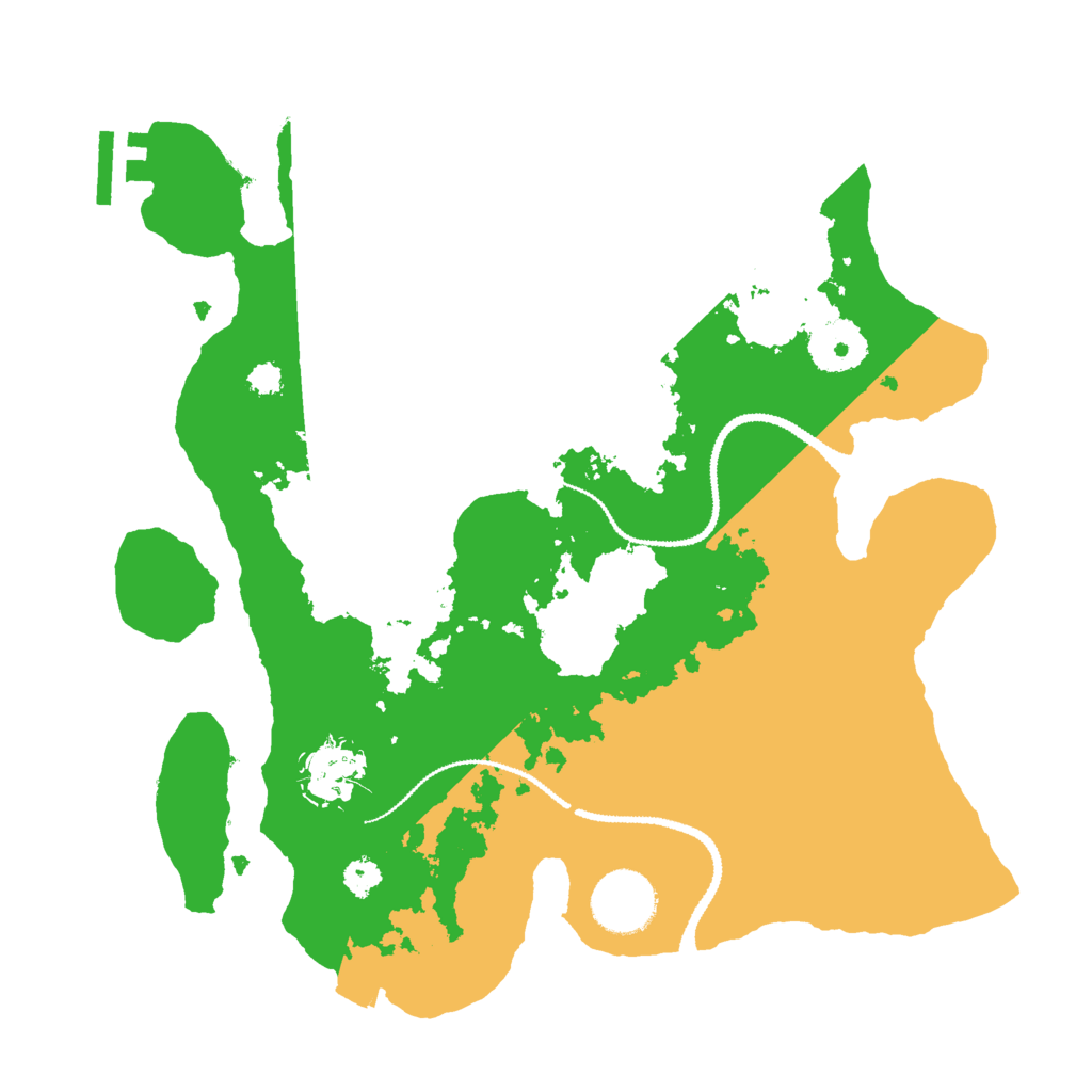 Biome Rust Map: Procedural Map, Size: 3000, Seed: 100553781