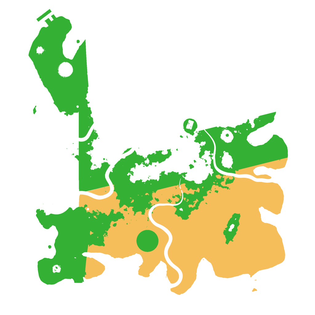 Biome Rust Map: Procedural Map, Size: 3800, Seed: 645545787