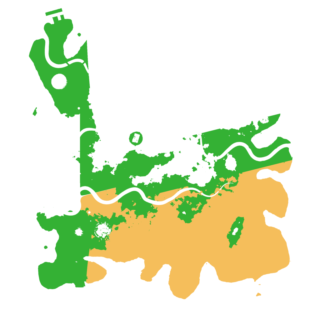 Biome Rust Map: Procedural Map, Size: 3800, Seed: 645545787