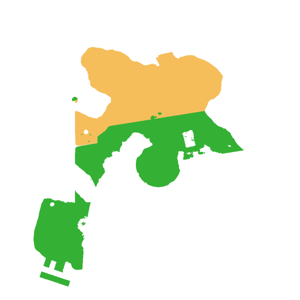 Biome Rust Map: Procedural Map, Size: 2000, Seed: 283877201