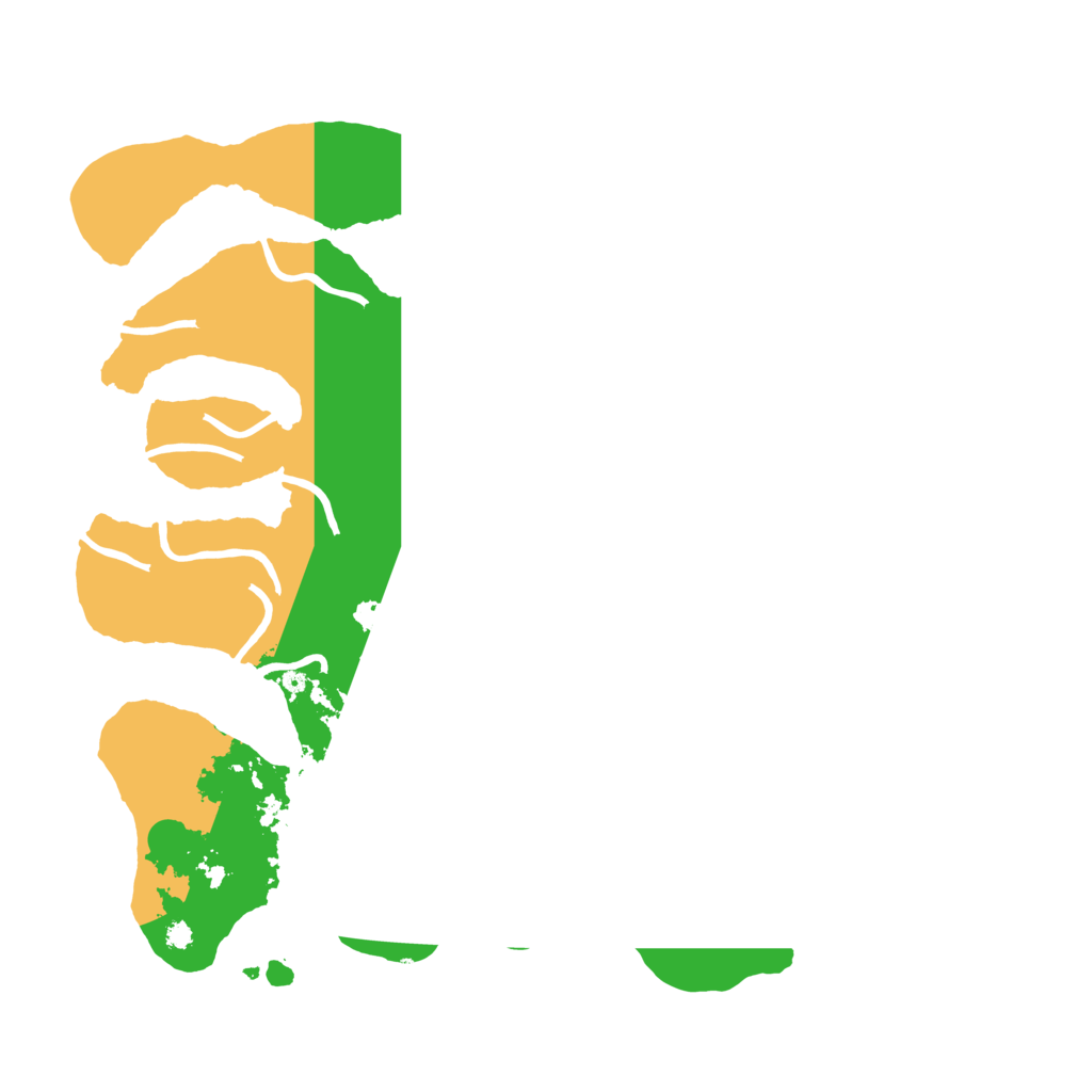 Biome Rust Map: Procedural Map, Size: 3550, Seed: 970152705