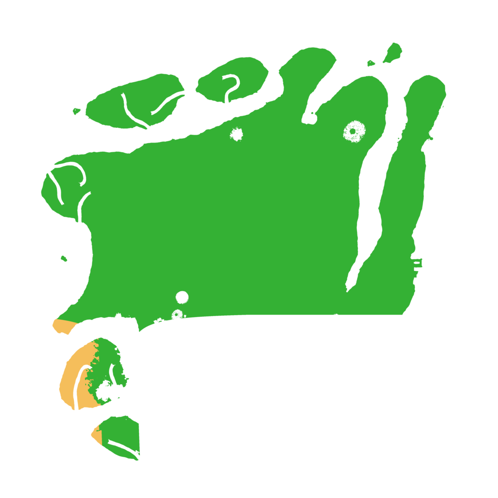 Biome Rust Map: Procedural Map, Size: 3500, Seed: 2140309078