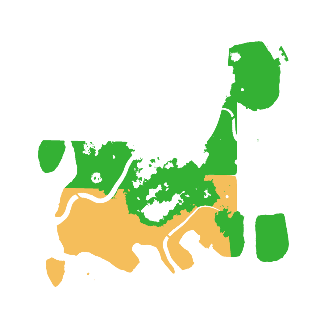 Biome Rust Map: Procedural Map, Size: 3000, Seed: 182718838