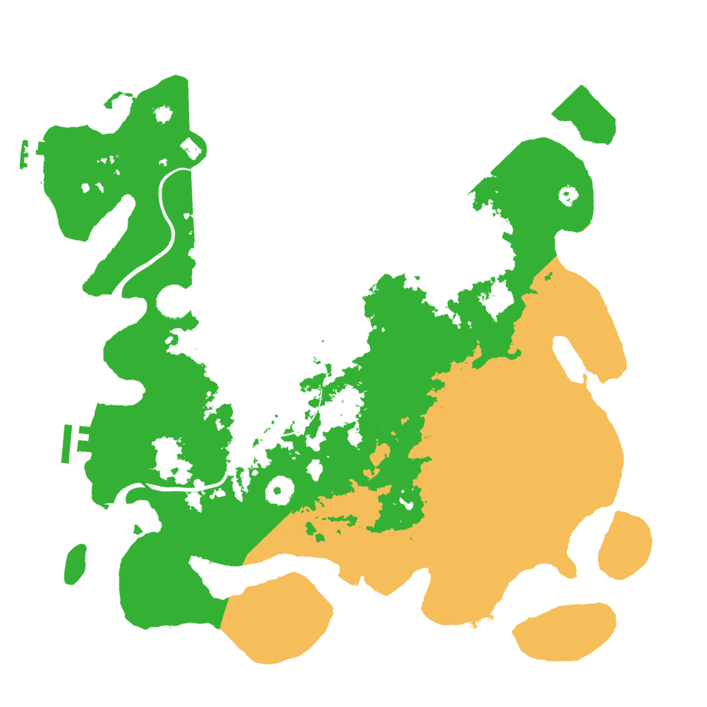 Biome Rust Map: Procedural Map, Size: 3700, Seed: 97525965