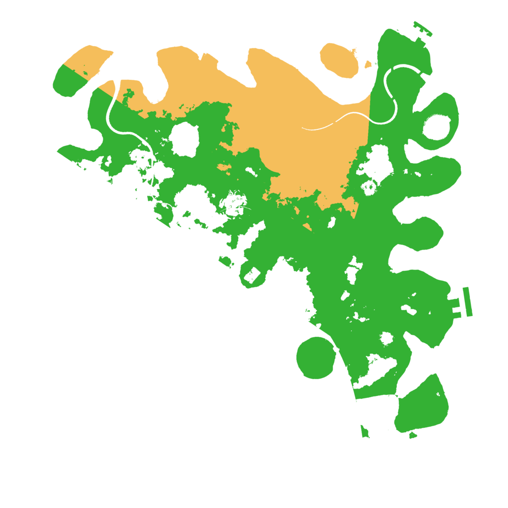 Biome Rust Map: Procedural Map, Size: 3500, Seed: 97565865