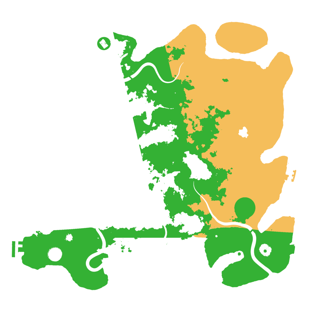 Biome Rust Map: Procedural Map, Size: 4000, Seed: 78692424