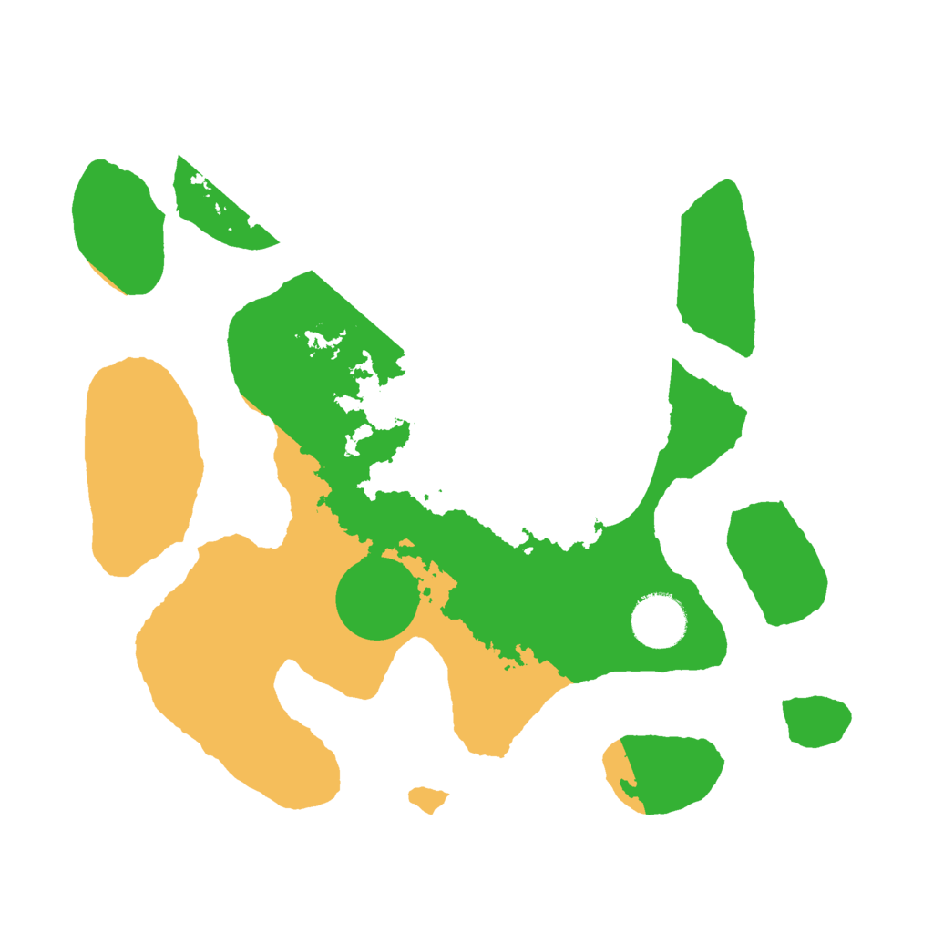 Biome Rust Map: Barren, Size: 3000, Seed: 587