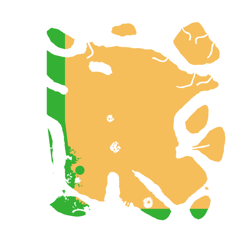 Biome Rust Map: Procedural Map, Size: 3500, Seed: 159563804