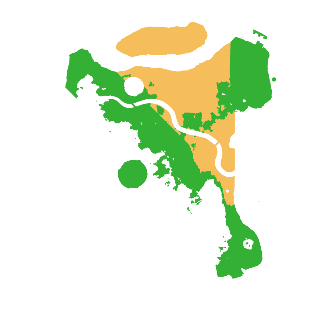 Biome Rust Map: Procedural Map, Size: 3000, Seed: 2423087