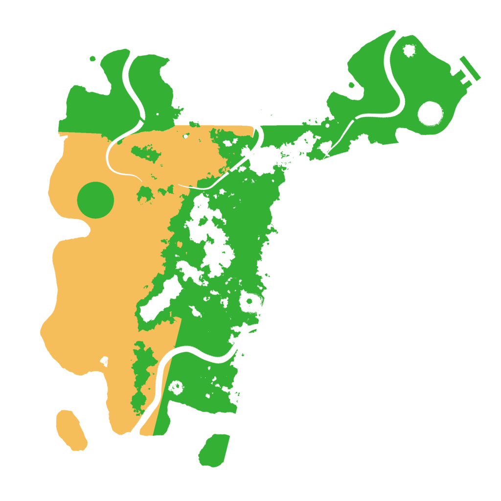 Biome Rust Map: Procedural Map, Size: 3600, Seed: 473741734