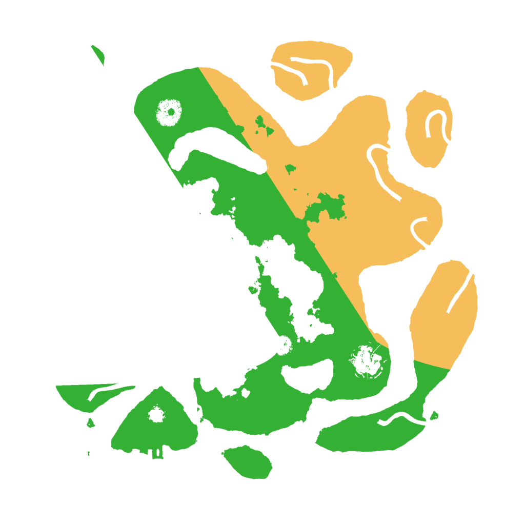 Biome Rust Map: Procedural Map, Size: 3000, Seed: 77201