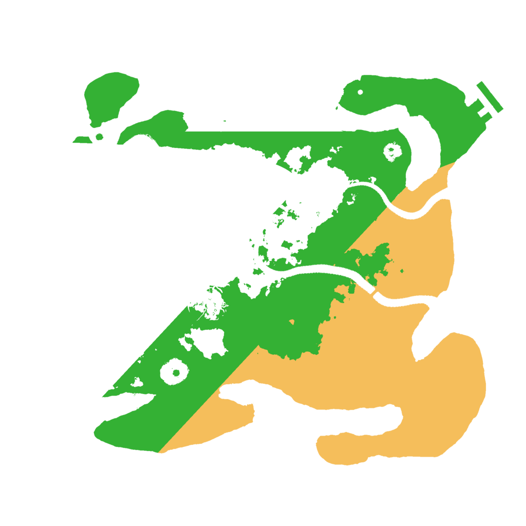 Biome Rust Map: Procedural Map, Size: 3000, Seed: 34745