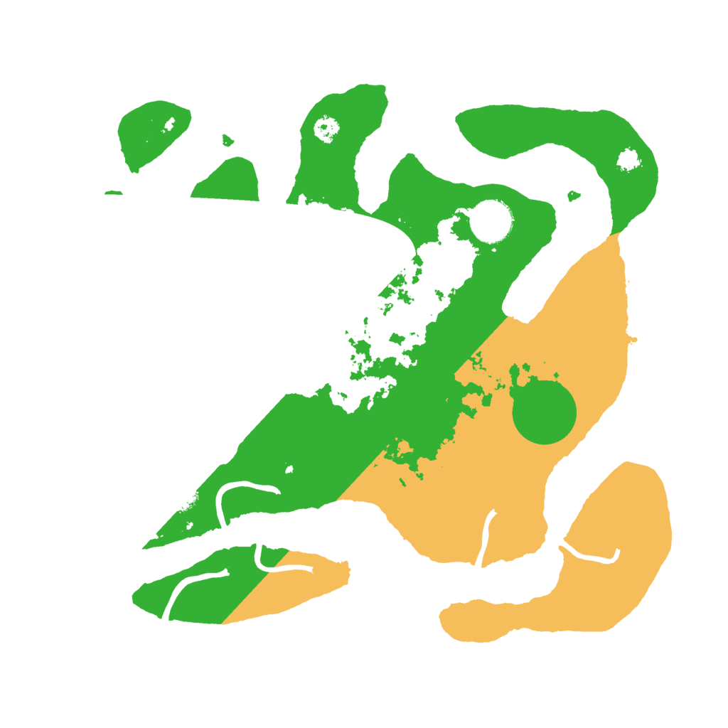 Biome Rust Map: Procedural Map, Size: 3000, Seed: 34745