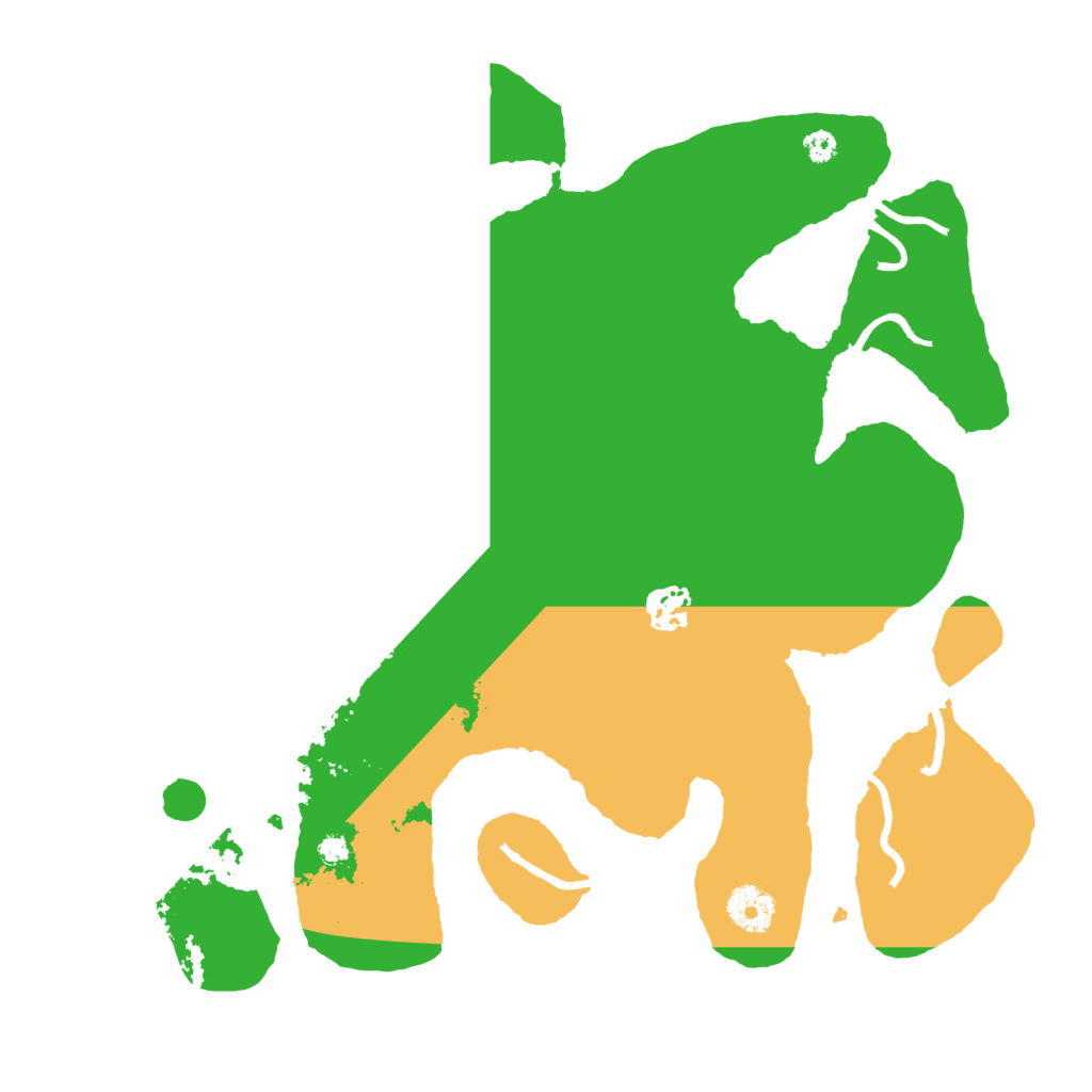 Biome Rust Map: Procedural Map, Size: 3500, Seed: 5457432