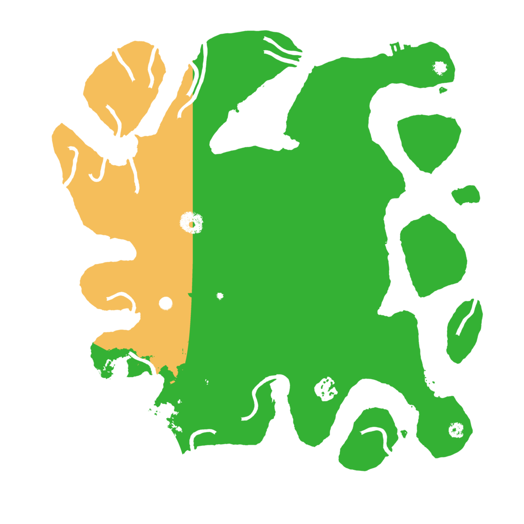 Biome Rust Map: Procedural Map, Size: 3500, Seed: 966081304