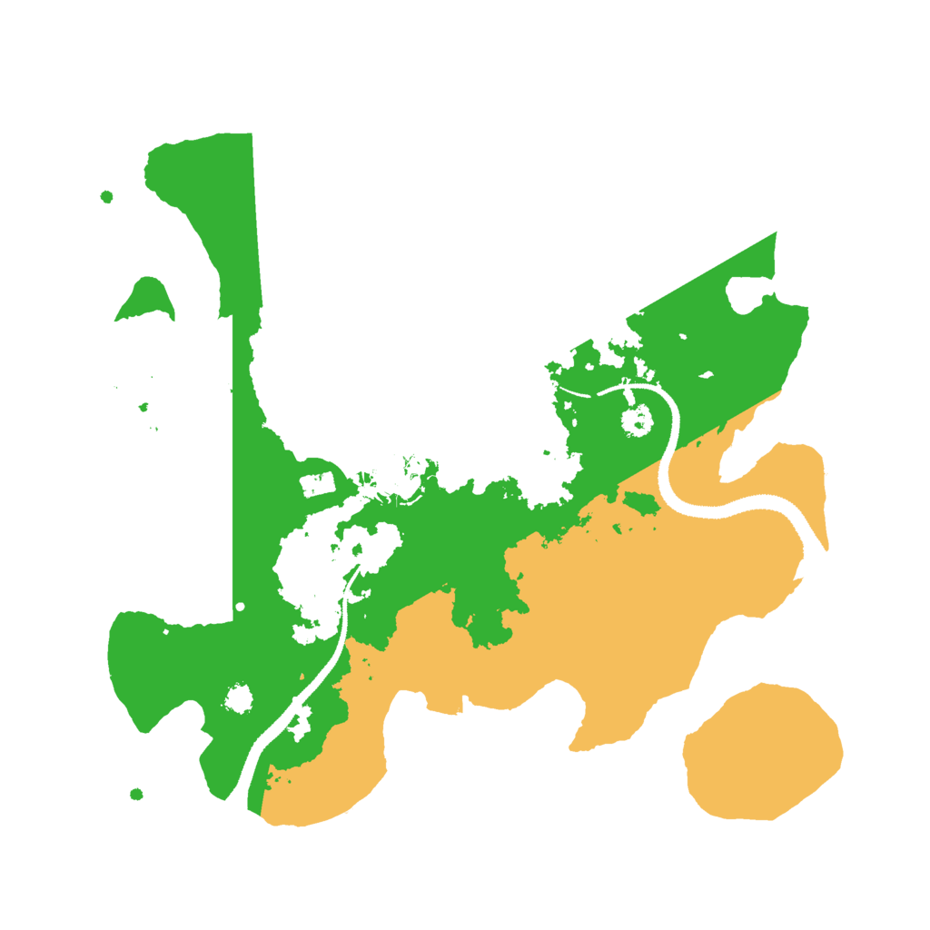 Biome Rust Map: Procedural Map, Size: 3000, Seed: 28021973