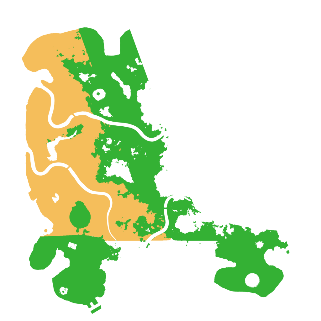 Biome Rust Map: Procedural Map, Size: 4000, Seed: 111103