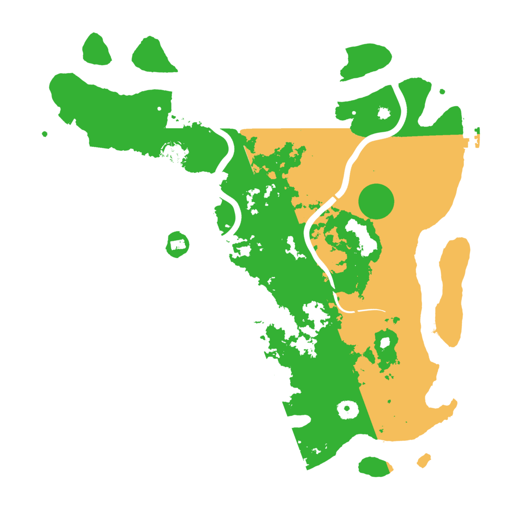 Biome Rust Map: Procedural Map, Size: 3800, Seed: 21142746