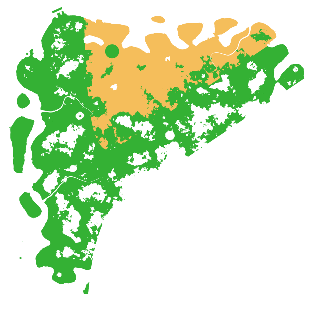 Biome Rust Map: Procedural Map, Size: 6000, Seed: 16