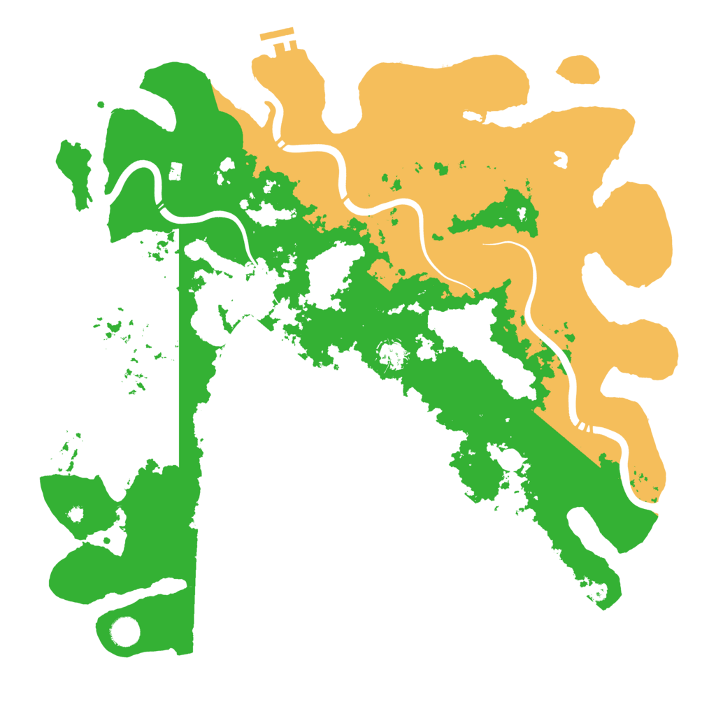 Biome Rust Map: Procedural Map, Size: 4250, Seed: 1132278422