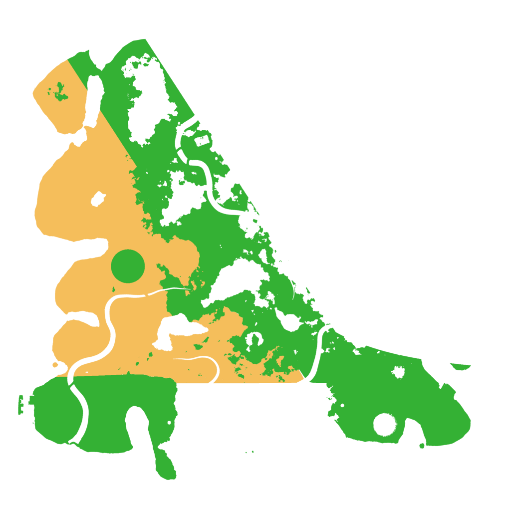 Biome Rust Map: Procedural Map, Size: 4000, Seed: 39372