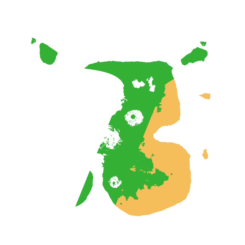 Biome Rust Map: Procedural Map, Size: 2169, Seed: 12345