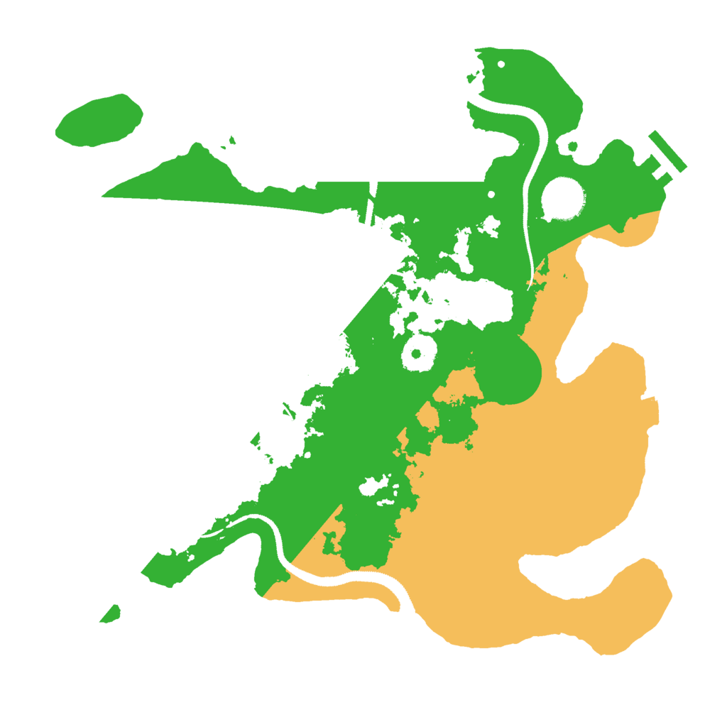 Biome Rust Map: Procedural Map, Size: 3000, Seed: 633393951