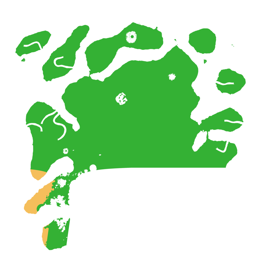 Biome Rust Map: Procedural Map, Size: 3500, Seed: 252525