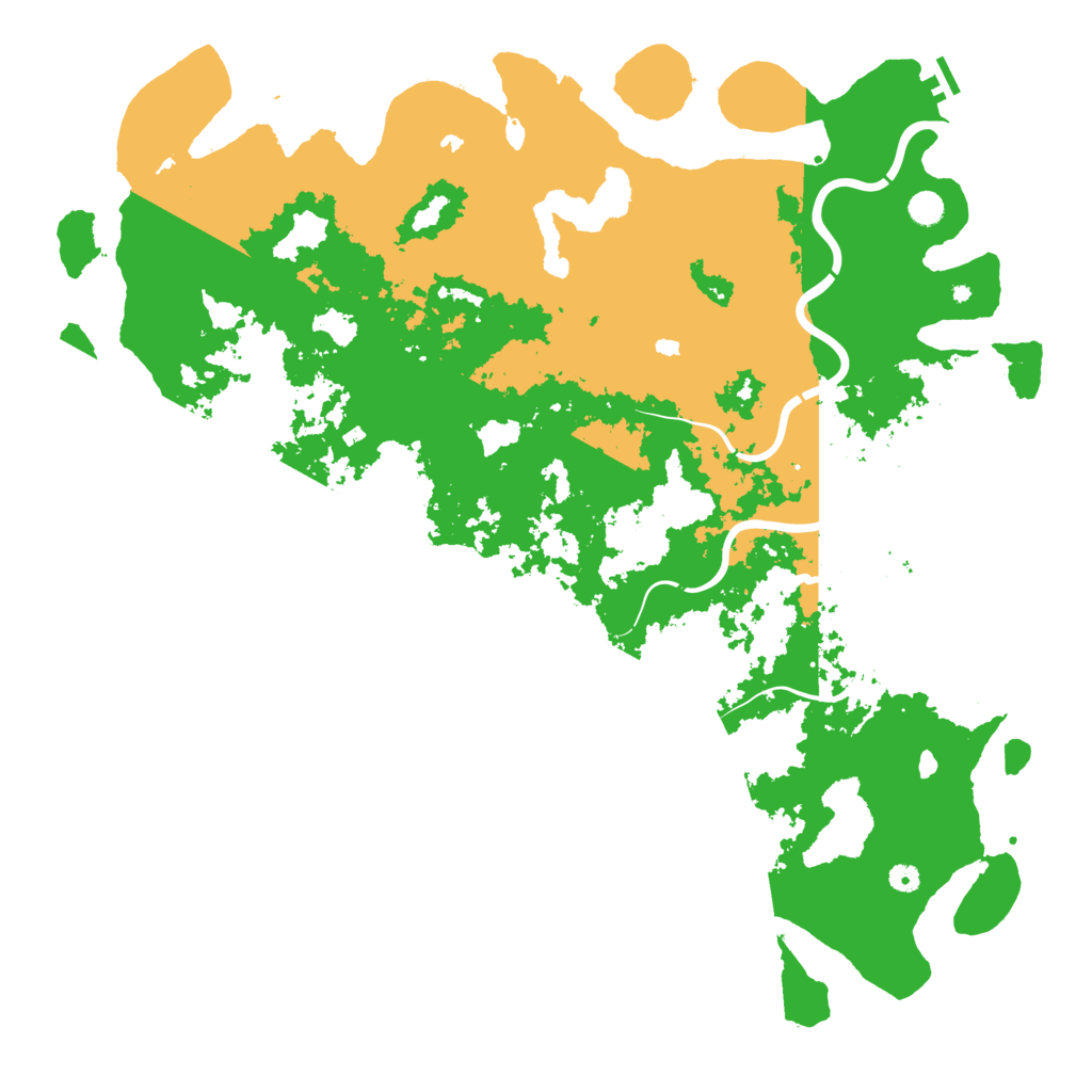 Biome Rust Map: Procedural Map, Size: 5500, Seed: 942719