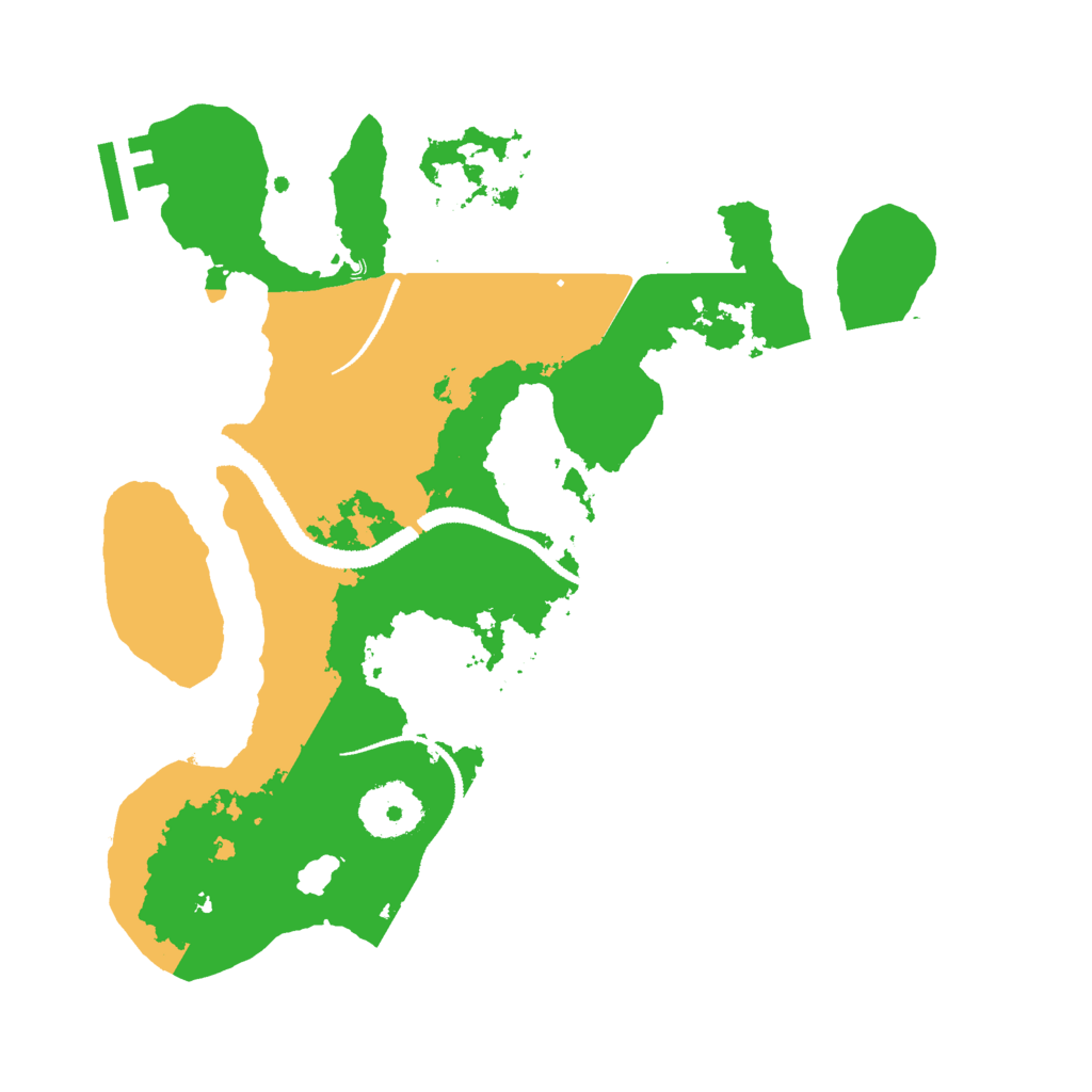 Biome Rust Map: Procedural Map, Size: 2800, Seed: 1544207427