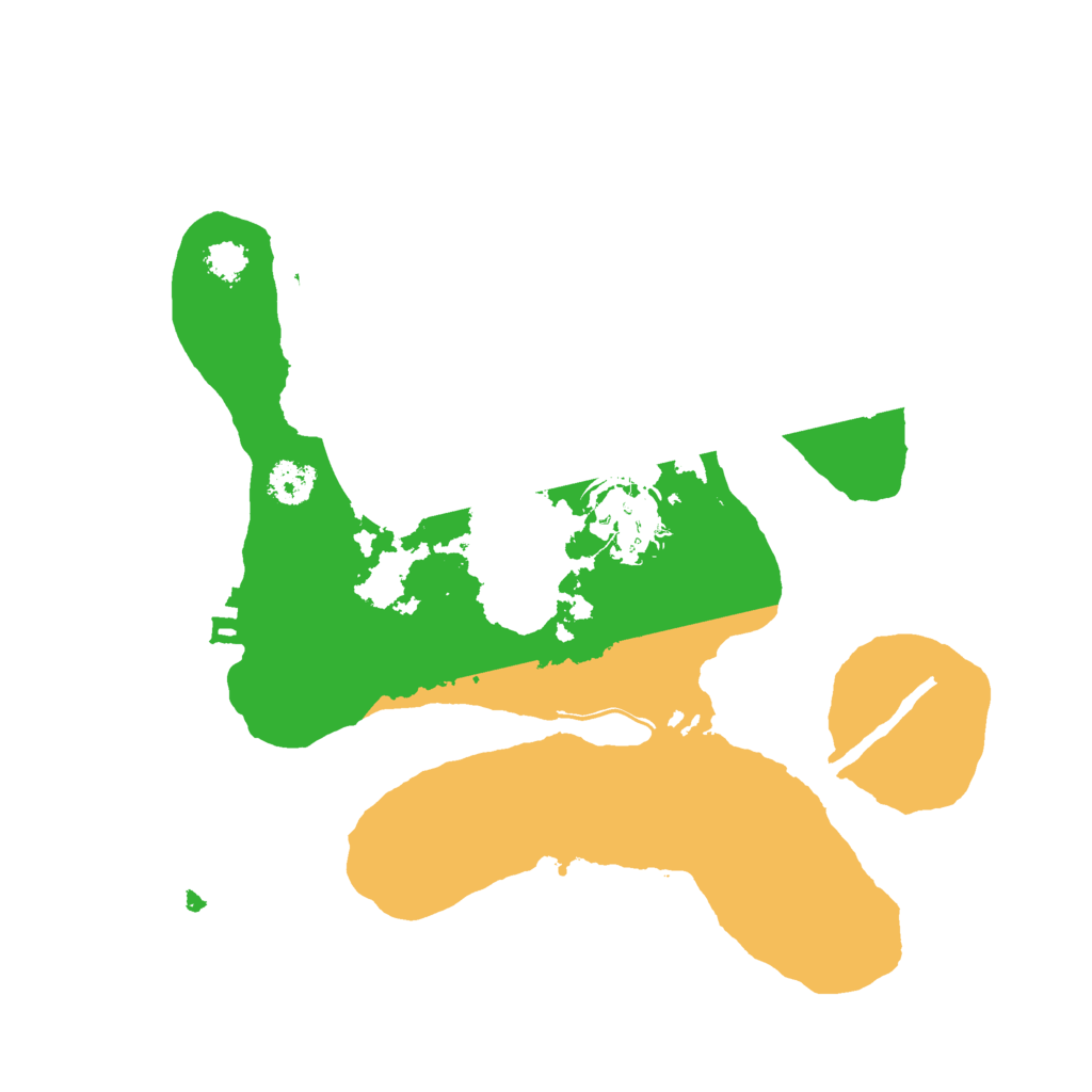 Biome Rust Map: Procedural Map, Size: 2500, Seed: 632720829