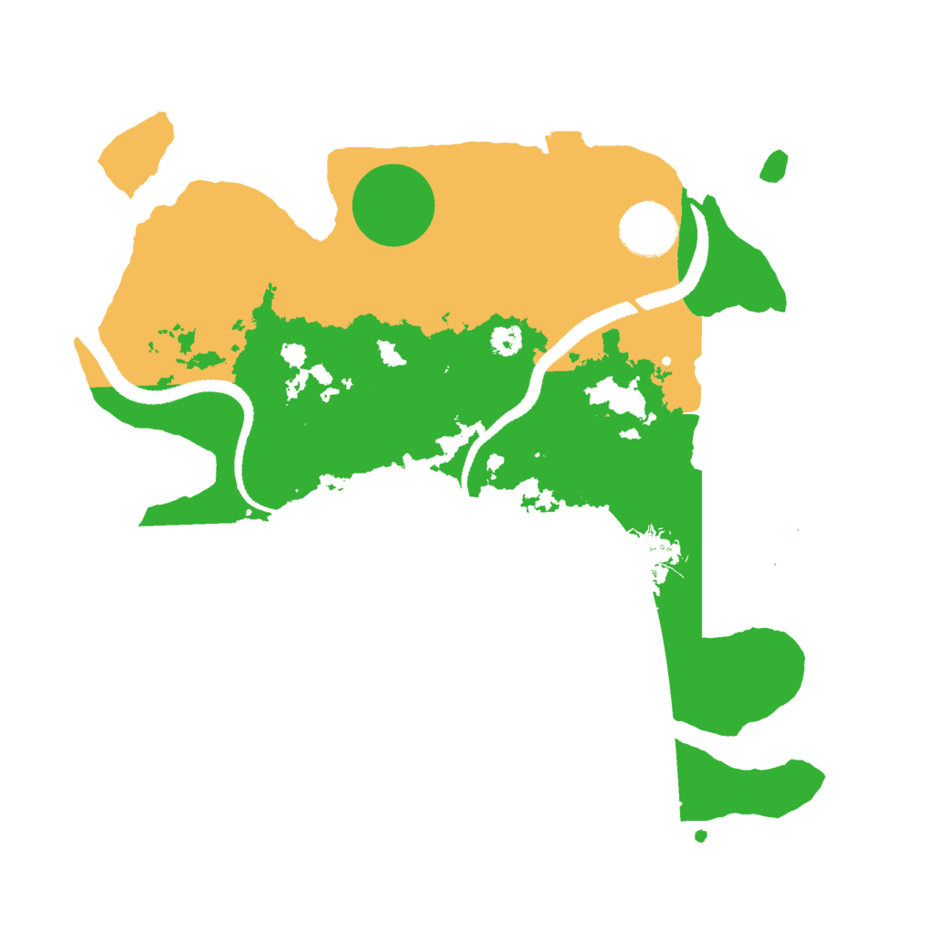 Biome Rust Map: Procedural Map, Size: 3000, Seed: 1509242588