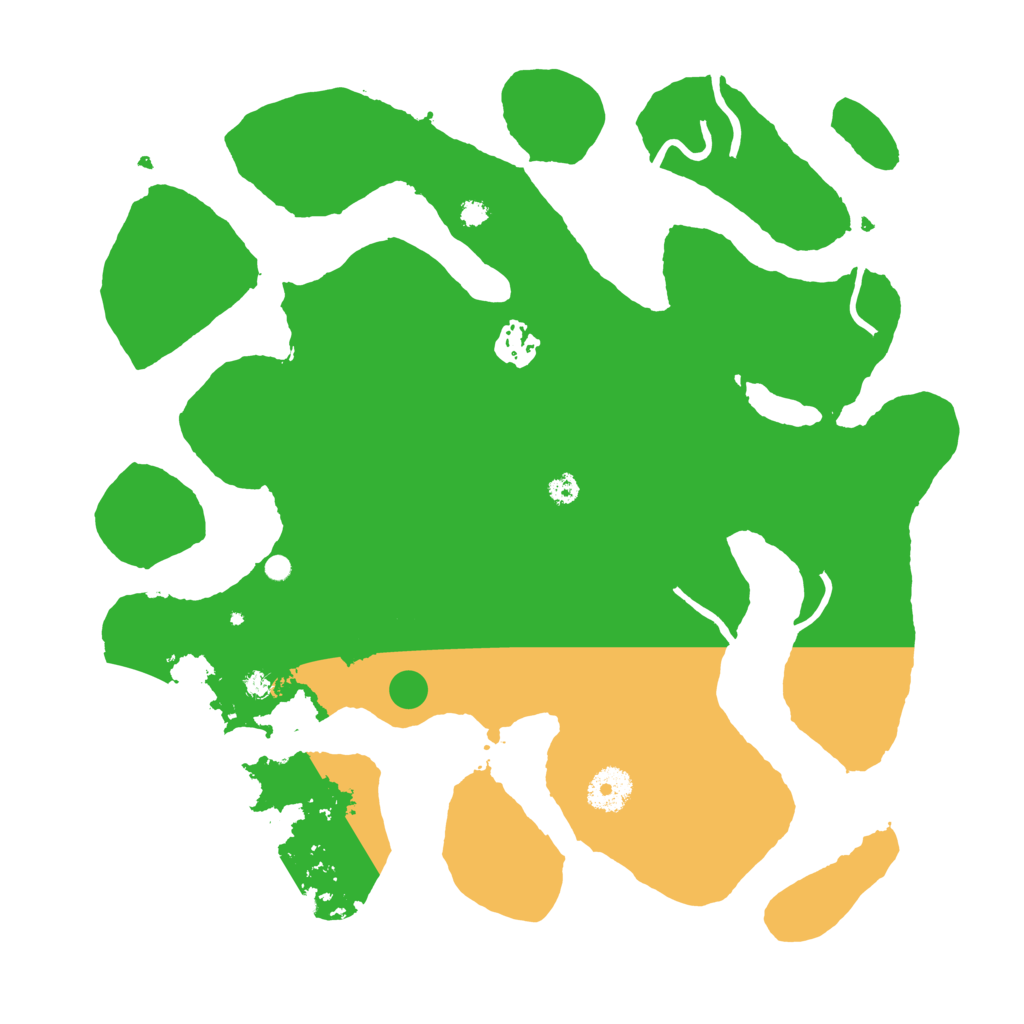 Biome Rust Map: Procedural Map, Size: 3500, Seed: 1636509549