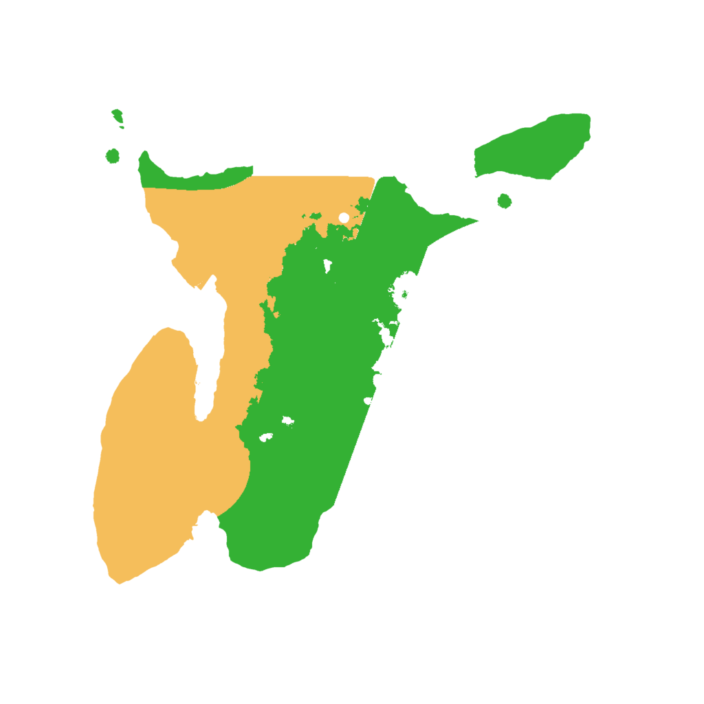 Biome Rust Map: Procedural Map, Size: 2000, Seed: 1634228925