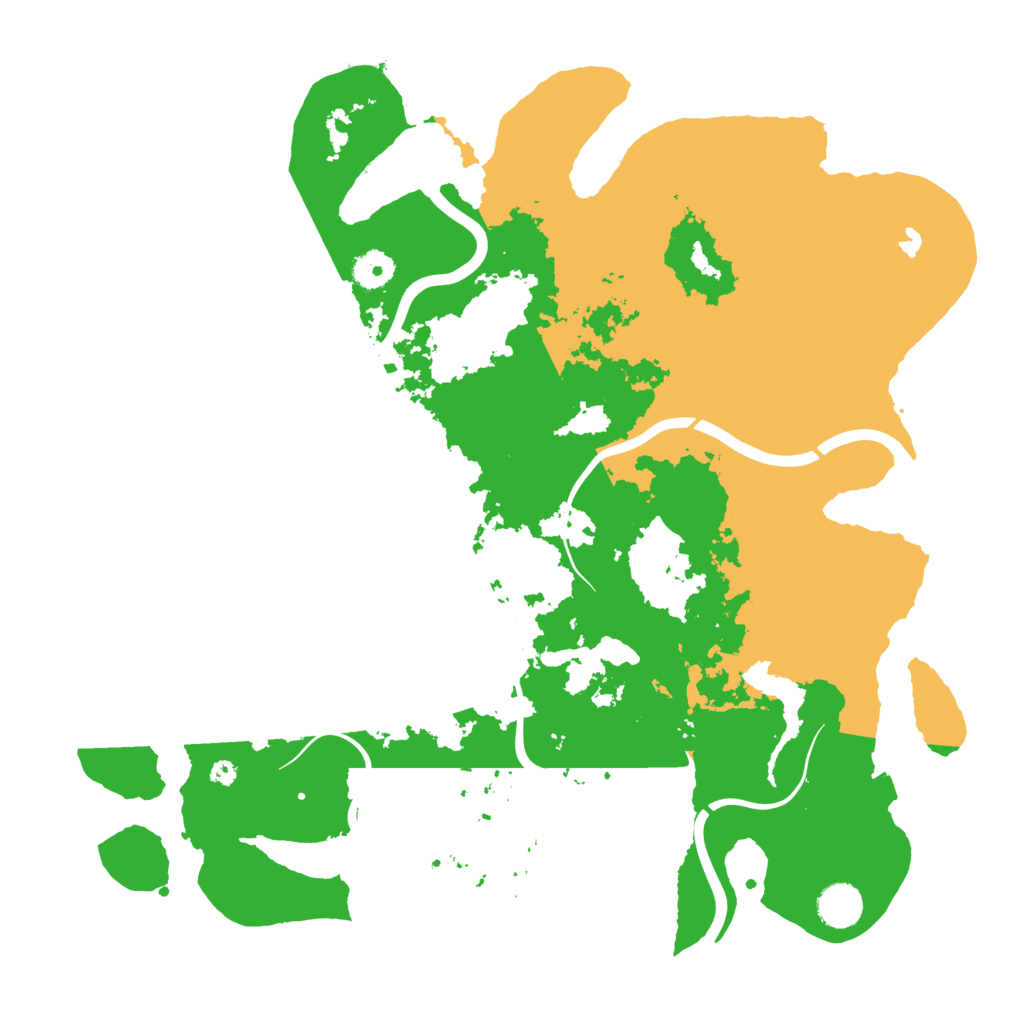 Biome Rust Map: Procedural Map, Size: 4000, Seed: 54781524