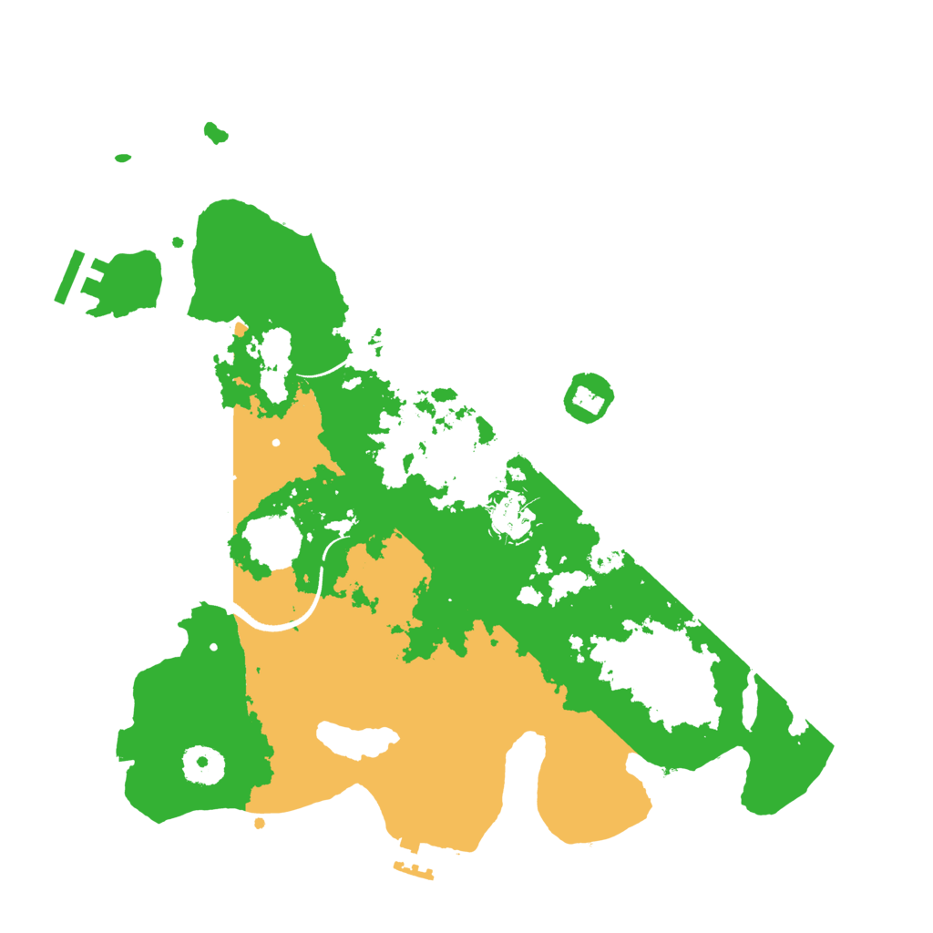 Biome Rust Map: Procedural Map, Size: 3400, Seed: 333