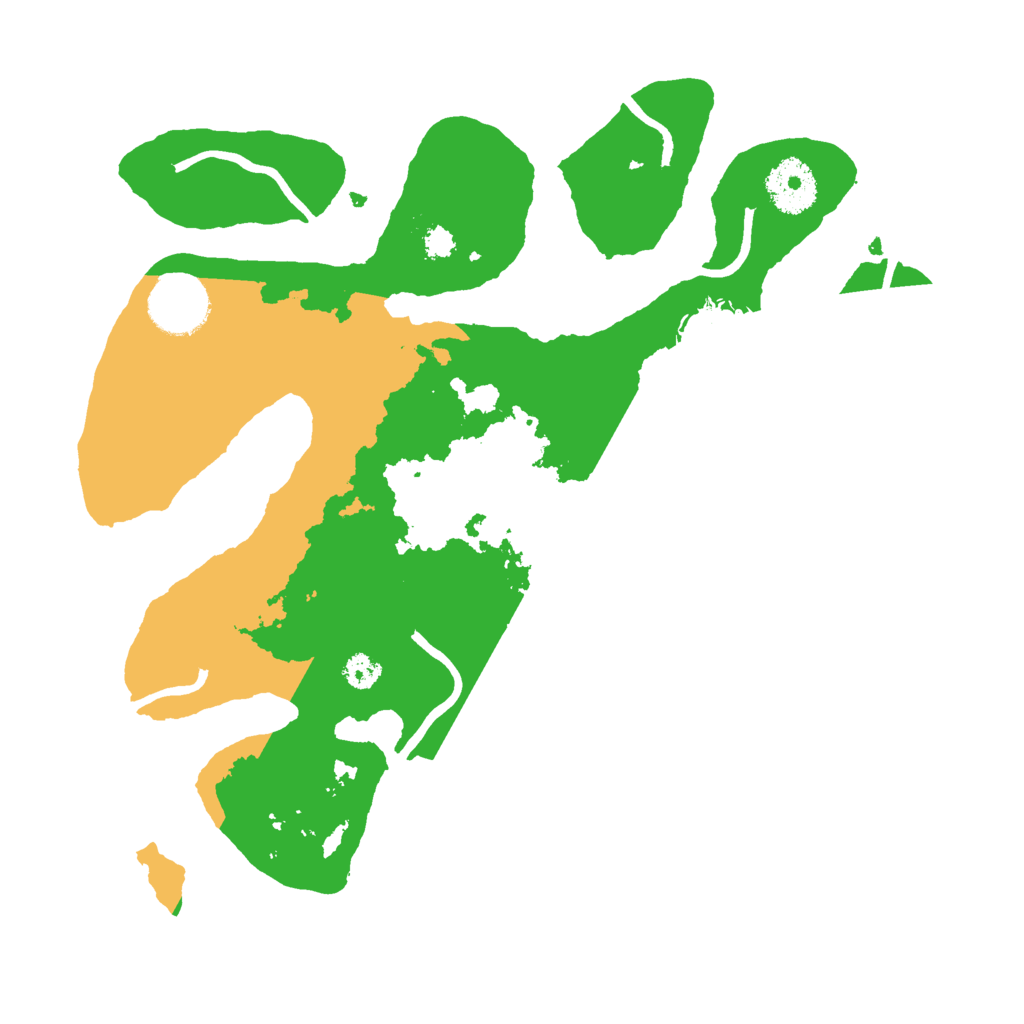 Biome Rust Map: Procedural Map, Size: 3000, Seed: 1383867272