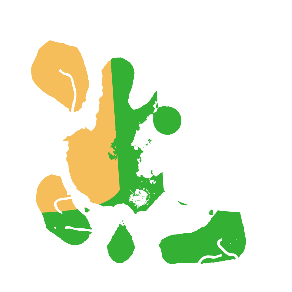 Biome Rust Map: Procedural Map, Size: 2750, Seed: 3784