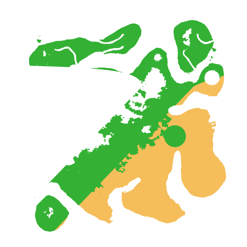 Biome Rust Map: Procedural Map, Size: 3000, Seed: 826342756