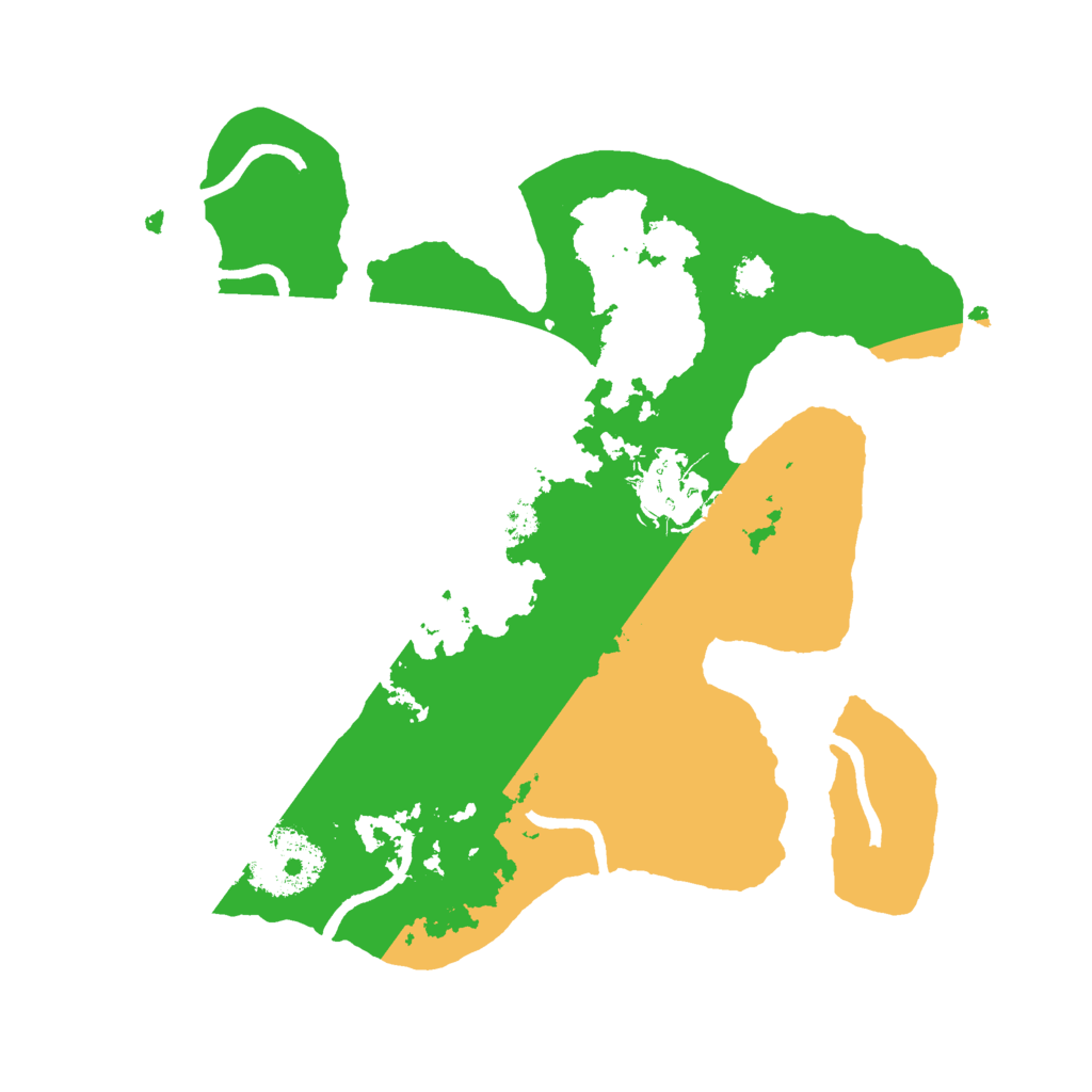 Biome Rust Map: Procedural Map, Size: 2500, Seed: 492
