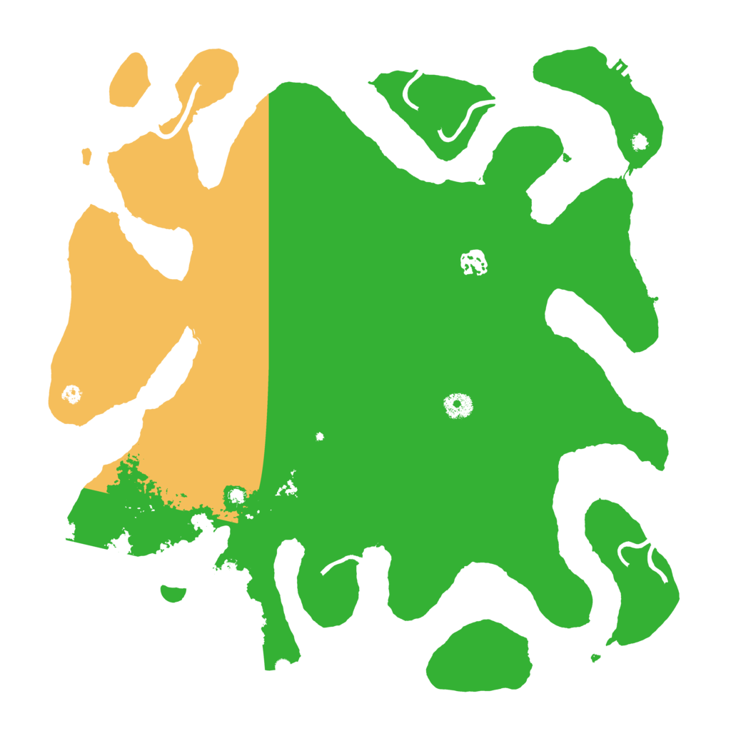 Biome Rust Map: Procedural Map, Size: 4000, Seed: 4400