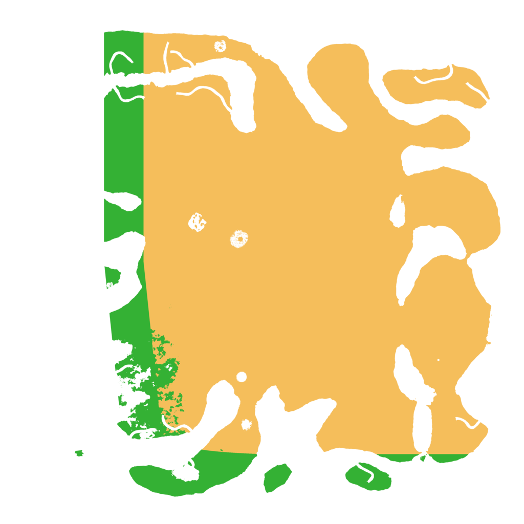 Biome Rust Map: Procedural Map, Size: 4500, Seed: 13666